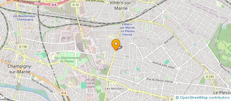 localisation de l'entreprise SCI NSL  CHAMPIGNY-SUR-MARNE