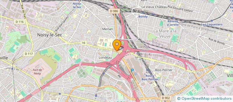localisation de l'entreprise SCI NSN à ROSNY-SOUS-BOIS