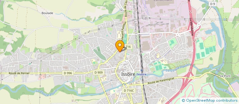 localisation de l'entreprise SCI NSP  ISSOIRE