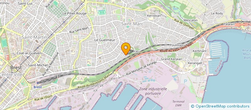 localisation de l'entreprise SCI NSR HOUSE  BREST