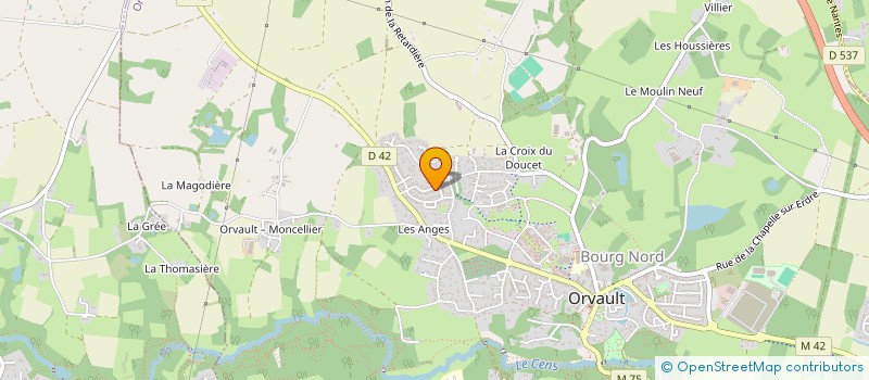 localisation de l'entreprise SCI NSSB à ORVAULT