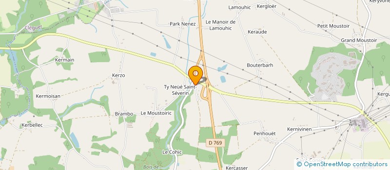 localisation de l'entreprise SCI NSU  CAUDAN