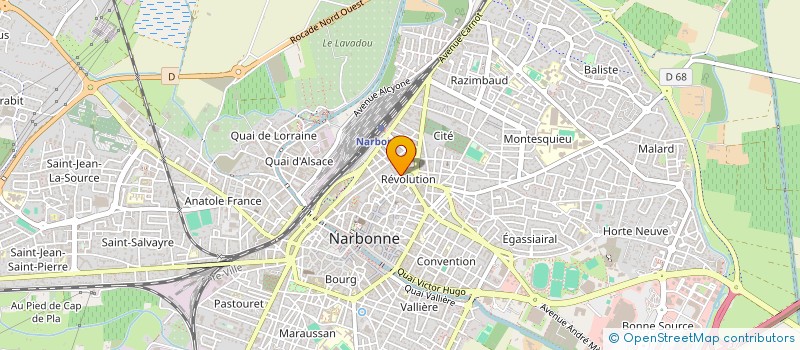 localisation de l'entreprise SCI NTA à NARBONNE