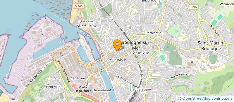 localisation de l'entreprise SCI NTAT  BOULOGNE-SUR-MER