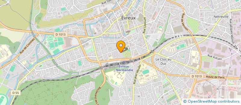 localisation de l'entreprise SCI NTC  EVREUX