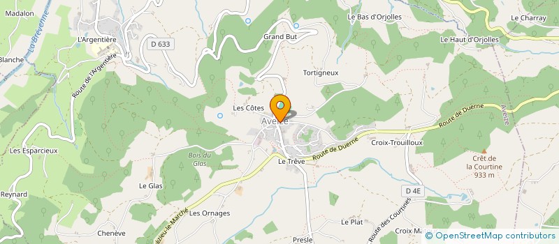 localisation de l'entreprise SCI NTGV  AVEIZE