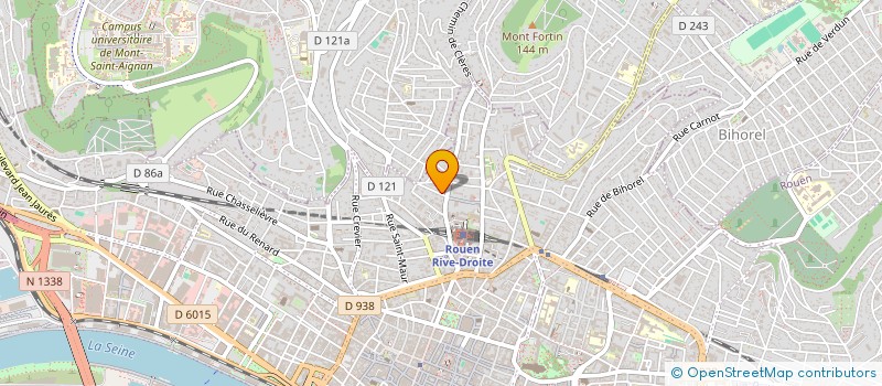 localisation de l'entreprise SCI NTMB à ROUEN