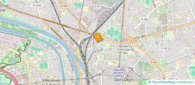 localisation de l'entreprise SCI NTUI  SAINT-DENIS