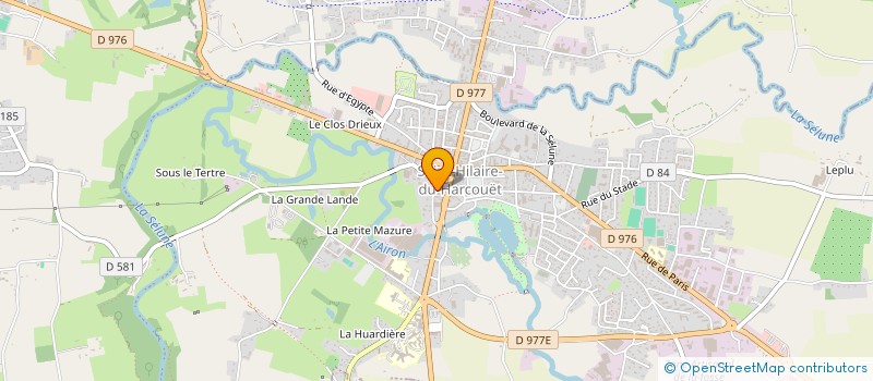 localisation de l'entreprise SCI NUAGE  SAINT-HILAIRE-DU-HARCOUET