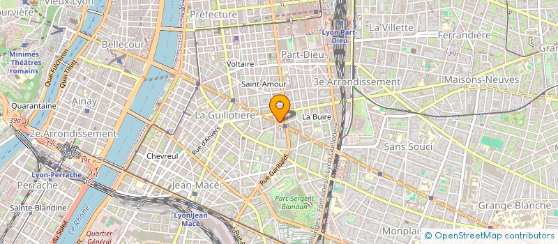 localisation de l'entreprise SCI NUAGES  LYON