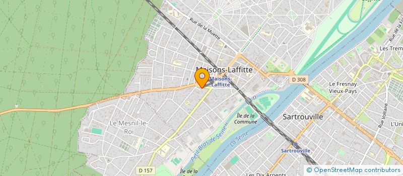 localisation de l'entreprise SCI NUDEL  MAISONS-LAFFITTE