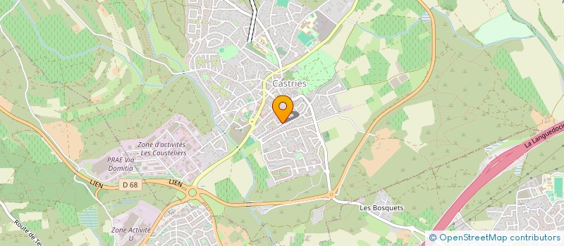 localisation de l'entreprise SCI NUEL-VILLEDIEU  CASTELNAU-LE-LEZ