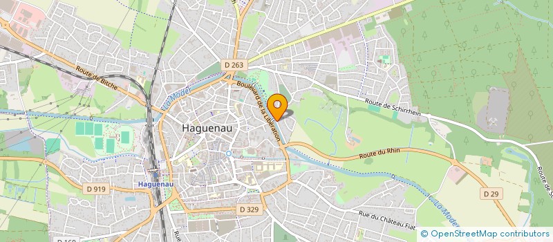 localisation de l'entreprise SCI NUESTRA CASA  HAGUENAU