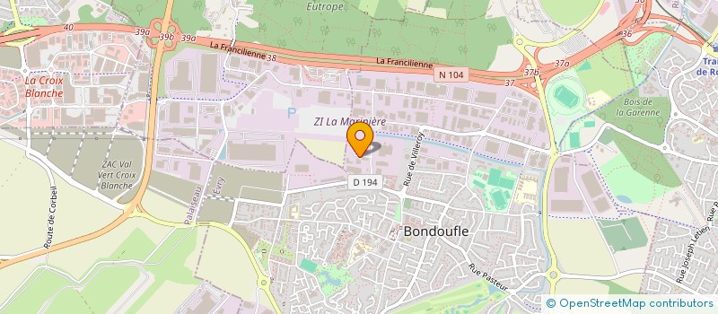 localisation de l'entreprise SCI NUEVA SIERRA à BONDOUFLE