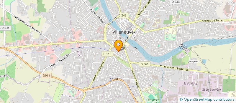 localisation de l'entreprise SCI NUEVO  VILLENEUVE-SUR-LOT