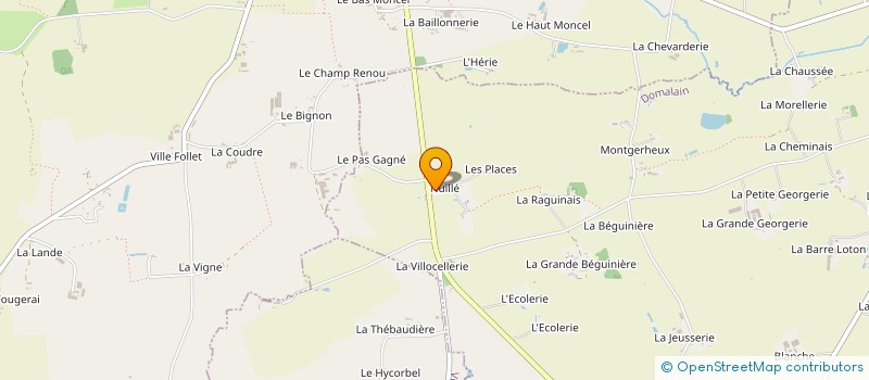 localisation de l'entreprise SCI NUILLE  DOMALAIN