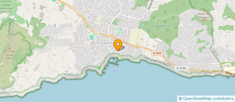 localisation de l'entreprise SCI NUIT DU LEVANT à CARQUEIRANNE