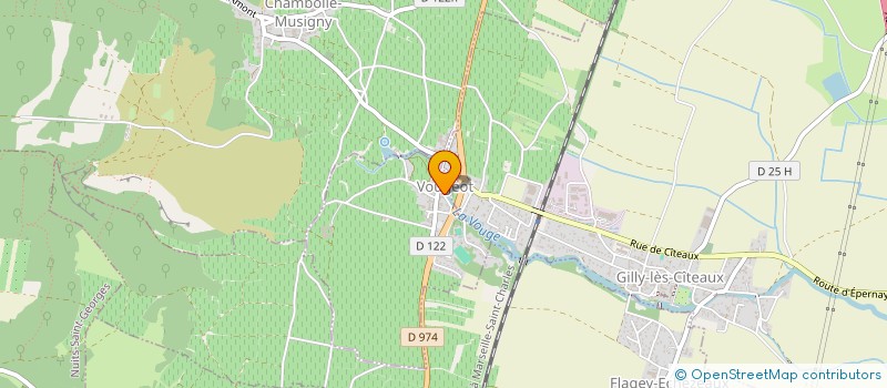 localisation de l'entreprise SCI NUITONN à VOUGEOT