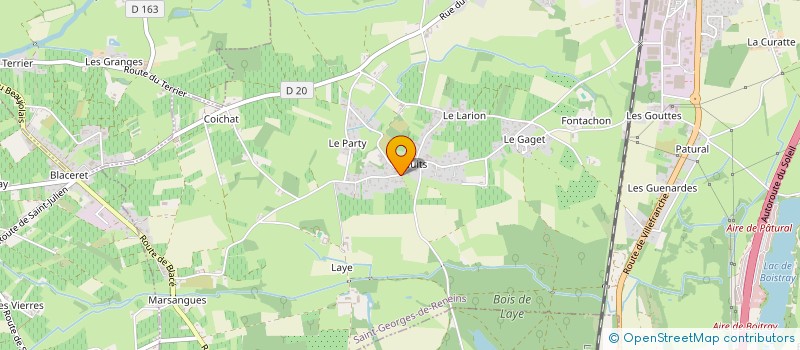 localisation de l'entreprise SCI NUITS LES VIGNES  SAINT-GEORGES-DE-RENEINS