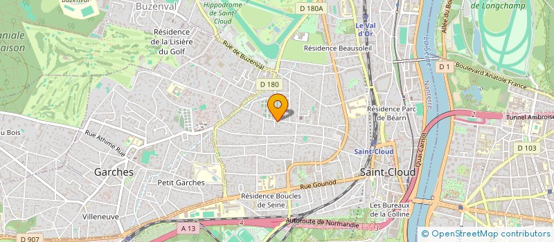 localisation de l'entreprise SCI NUMA à SAINT-CLOUD