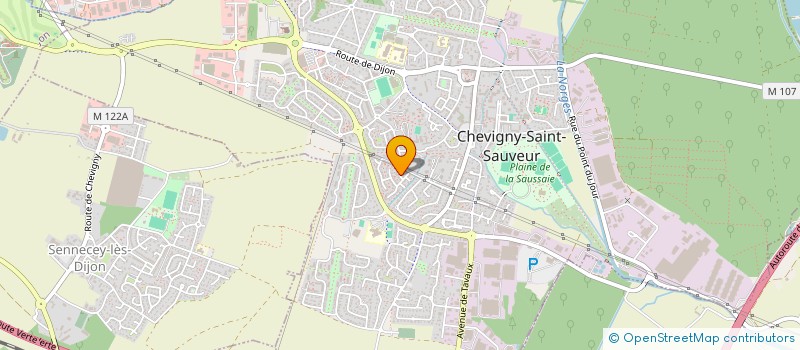 localisation de l'entreprise SCI NUMBER ONE  CHEVIGNY-SAINT-SAUVEUR