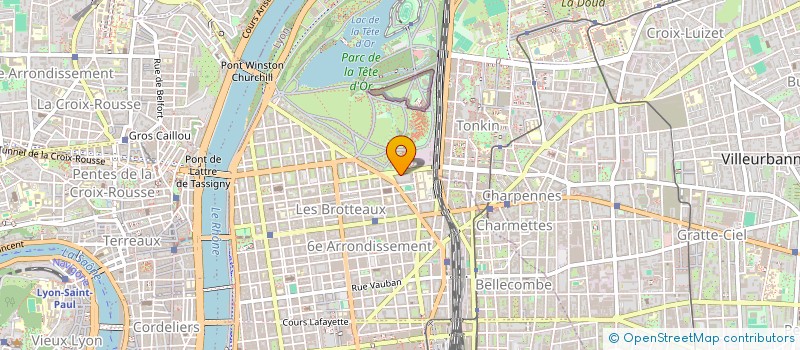 localisation de l'entreprise SCI NUMBER ONE  LYON