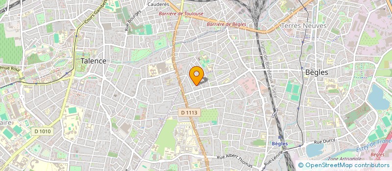 localisation de l'entreprise SCI NUMBER TWO à BEGLES