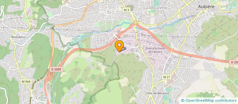 localisation de l'entreprise SCI NUMERIA IMMOBILIER  ROMAGNAT