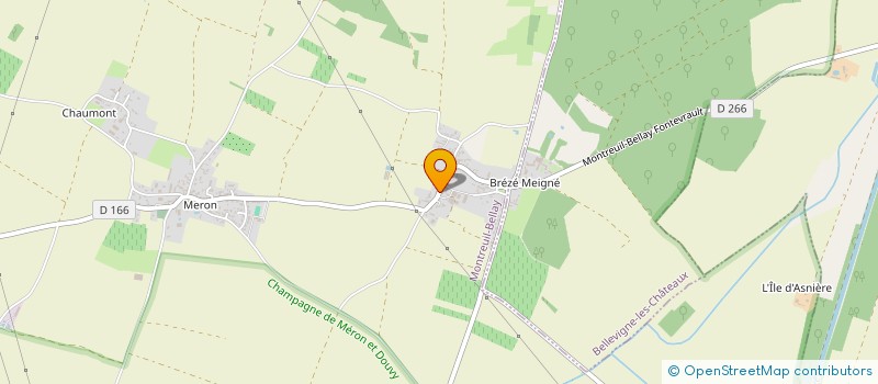 localisation de l'entreprise SCI NUMERIQUE  MONTREUIL-BELLAY