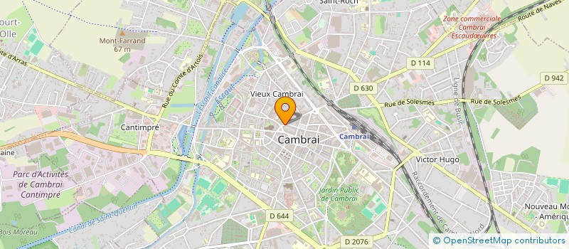 localisation de l'entreprise SCI NUMERO 5 à CAMBRAI