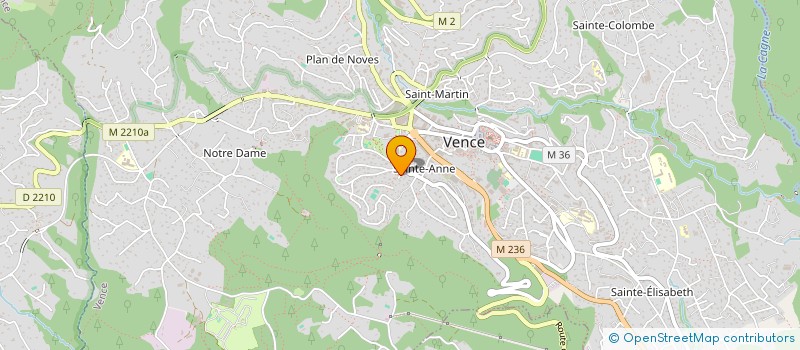 localisation de l'entreprise SCI NUMERO 8  VENCE