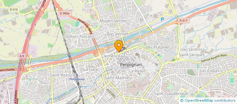 localisation de l'entreprise SCI NUMERO 8 à PERPIGNAN