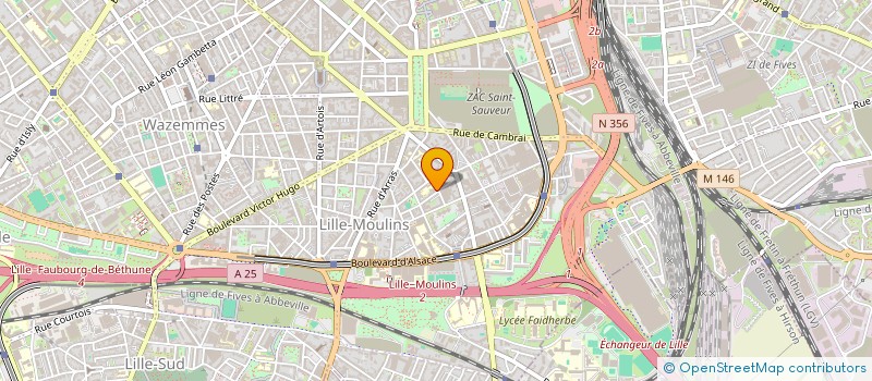 localisation de l'entreprise SCI NUMERO BIS à LILLE