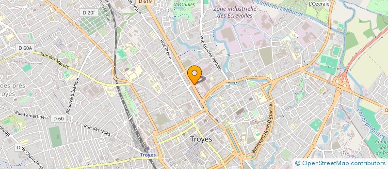 localisation de l'entreprise SCI NUMEROBIS à TROYES