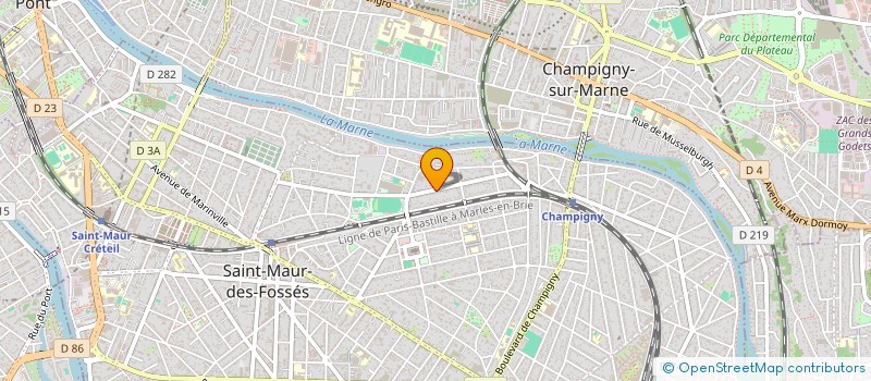 localisation de l'entreprise SCI NUMEROBIS à SAINT-MAUR-DES-FOSSES