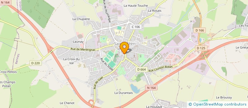 localisation de l'entreprise SCI NUMISIMMO  SAINT-MEEN-LE-GRAND