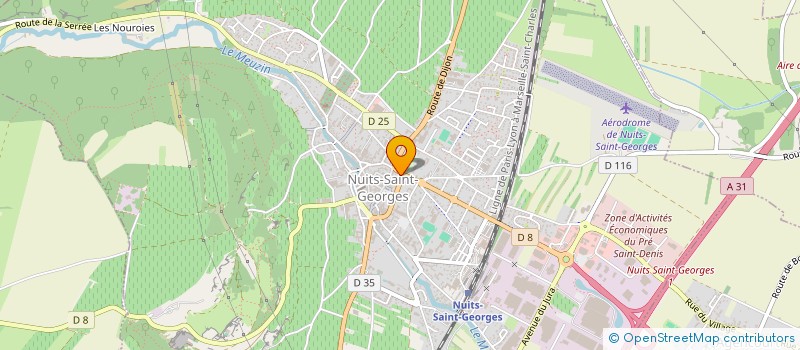 localisation de l'entreprise SCI NUNES à NUITS-SAINT-GEORGES
