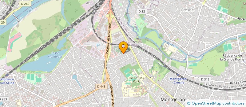 localisation de l'entreprise SCI NUNES à MONTGERON