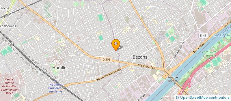 localisation de l'entreprise SCI NUNES TEIXEIRA  HOUILLES