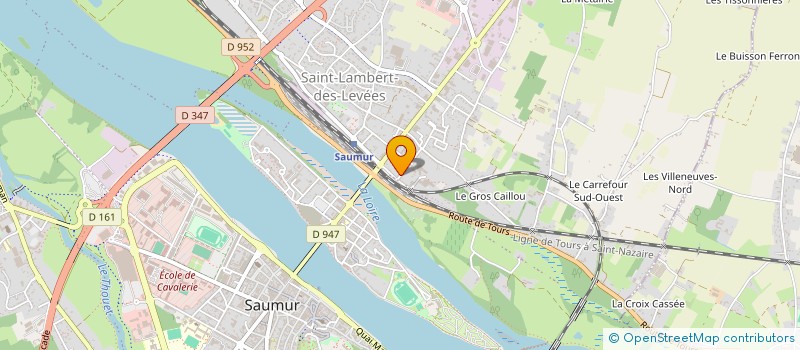 localisation de l'entreprise SCI NUOVA  SAUMUR