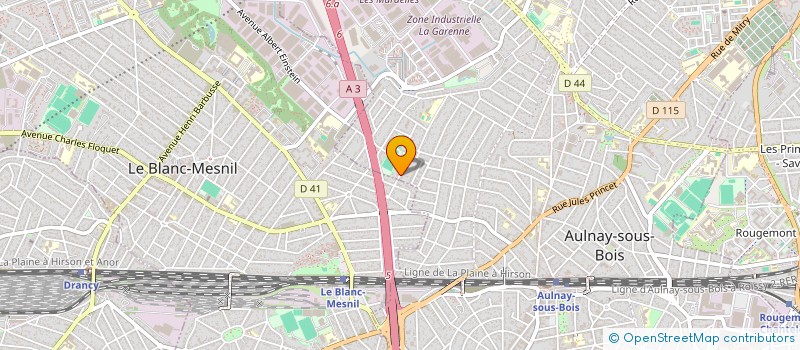 localisation de l'entreprise SCI NUR  AULNAY-SOUS-BOIS