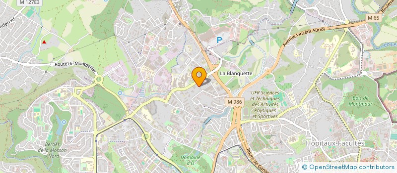 localisation de l'entreprise SCI NUR à MONTPELLIER