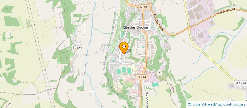 localisation de l'entreprise SCI NUR à LANGRES
