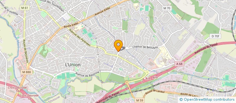 localisation de l'entreprise SCI NURBEL à L UNION