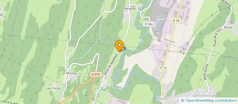 localisation de l'entreprise SCI NURIEUX MATAFELON  NURIEUX-VOLOGNAT