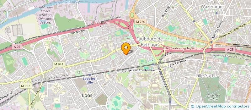 localisation de l'entreprise SCI NURTIS à LILLE