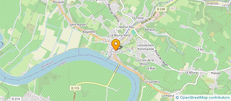 localisation de l'entreprise SCI NURY  LANGOIRAN