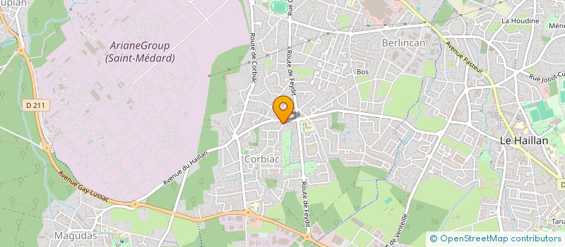 localisation de l'entreprise SCI NUSA LEMBONGAN BALI INVEST  SAINT-MEDARD-EN-JALLES