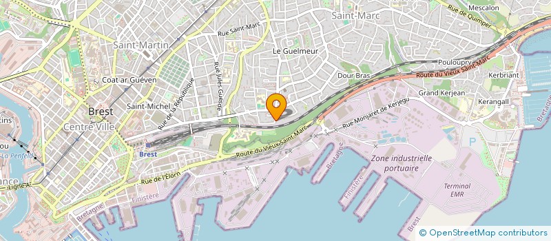 localisation de l'entreprise SCI NUSA PENIDA à BREST