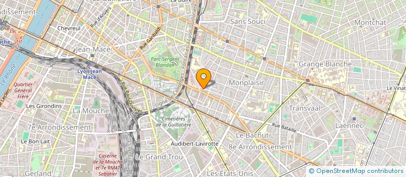 localisation de l'entreprise SCI NUSTRALE  LYON